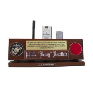 USMC Organizer Desk Name Plate
