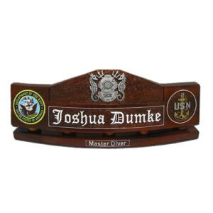 Master Diver Desk Name Plate