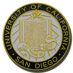 University of California San Diego Seal Wooden Plaque