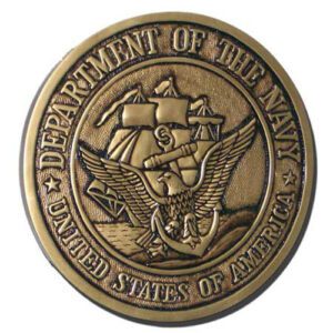 Navy Seal Antique Gold Plaque