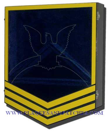 Coast Guard E-7 Retirement Shadow Box