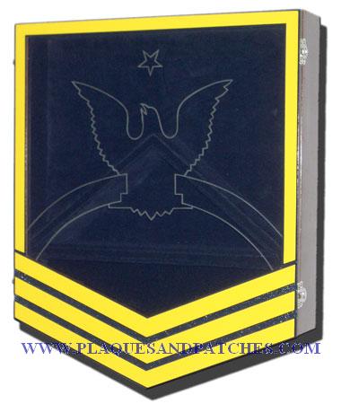 Coast Guard E-8 Retirement Shadow Box