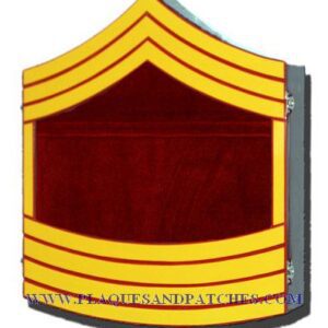 Marine Corps E9 Retirement Shadow Box