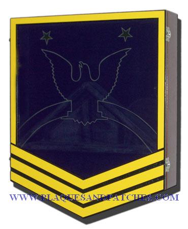 Navy E-9 Retirement Shadow Box